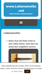 Mobile Screenshot of lebensmotto.net